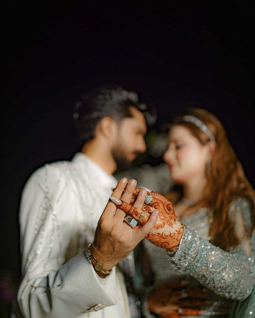 Rabeeca Khan and Hussain Tareen engagement