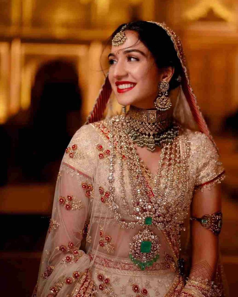 Radhika Merchant bridal look