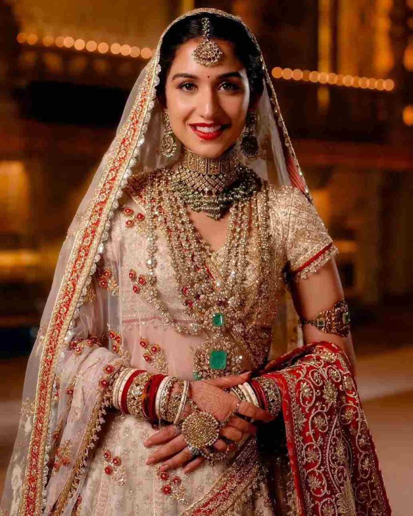 Radhika Merchant for her wedding