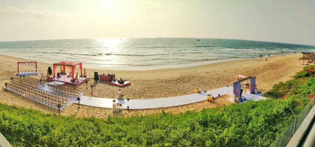 Beach wedding in Goa