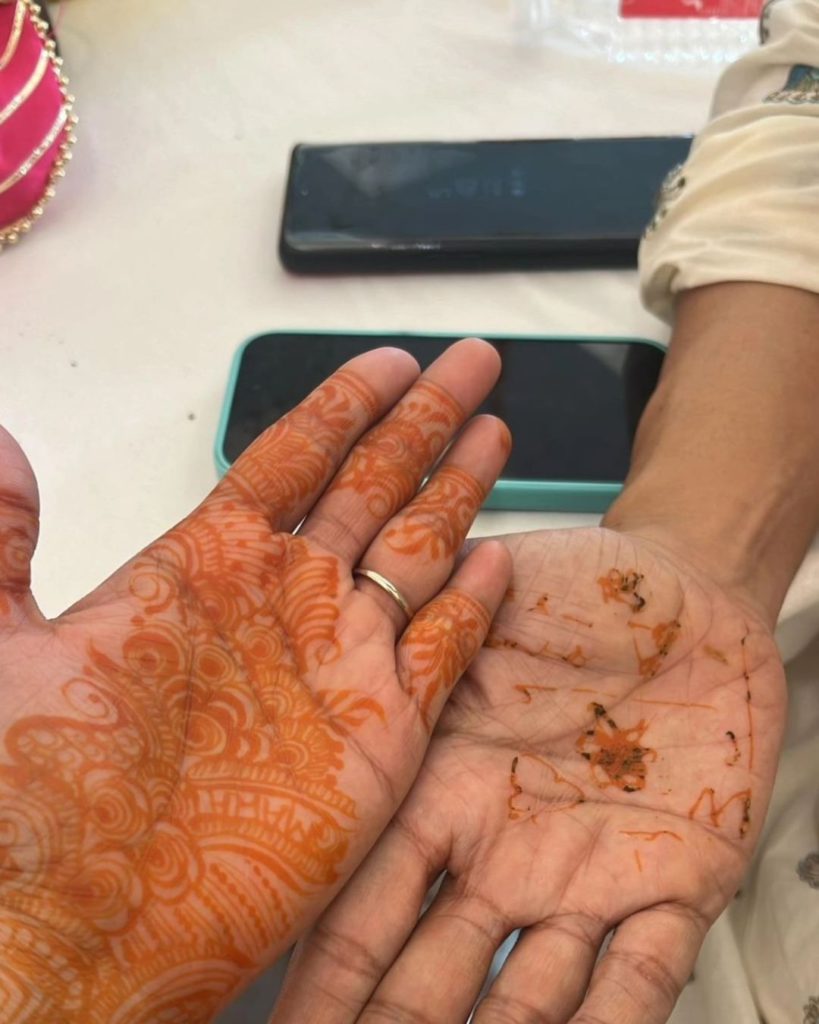 Sonakshi Sinha and Zaheer's mehendi