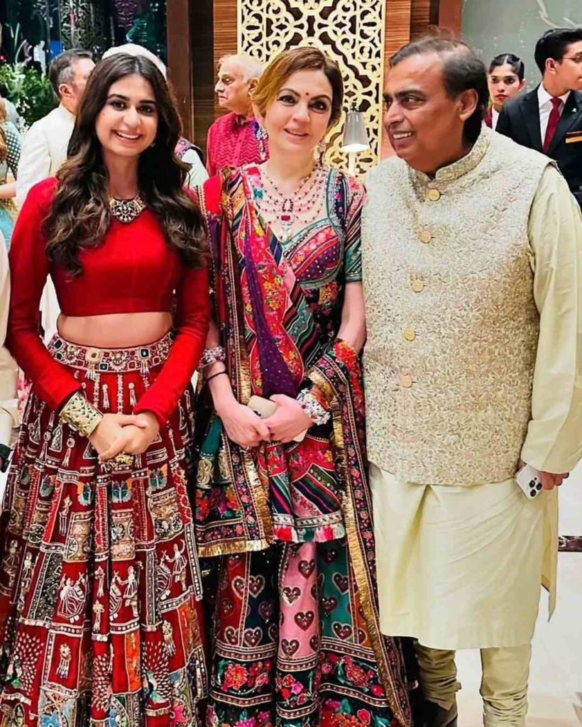 Nita Ambani in Gujarati style lehenga