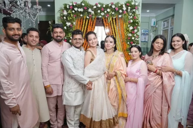 Kangana at her cousin bother's engagement