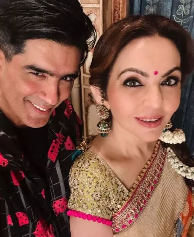 Manish Malhotra and Nita Ambani