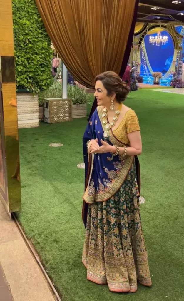 Nita Ambani in peacock inspired saree