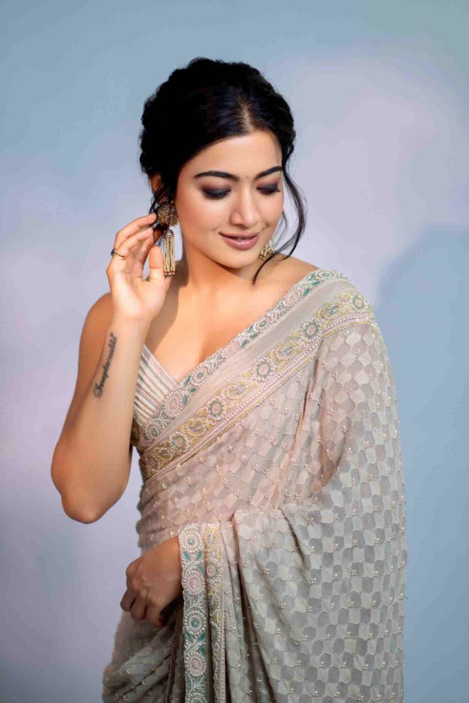 Rashmika Mandanna in saree