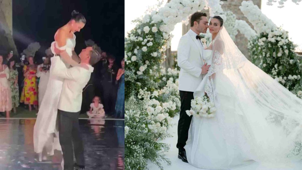 Amy Jackson and Ed Westwick wedding