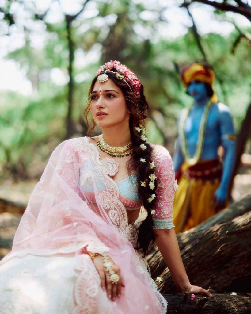 Tamannaah Bhatia as Radha in Torani’s Leela Collection