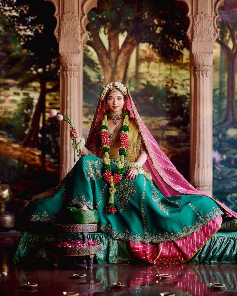 Tamannaah Bhatia in a Green-Hued Lehenga