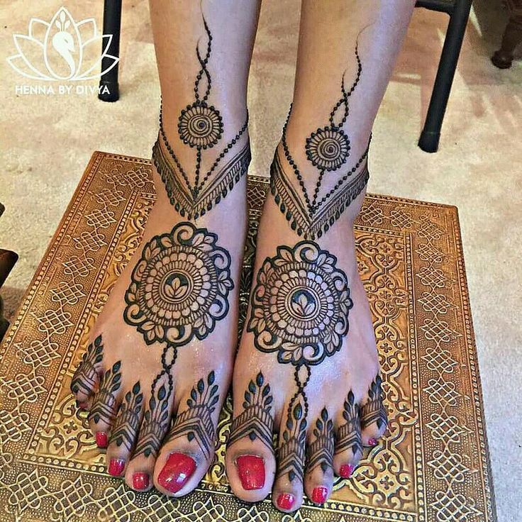 Foot mehndi