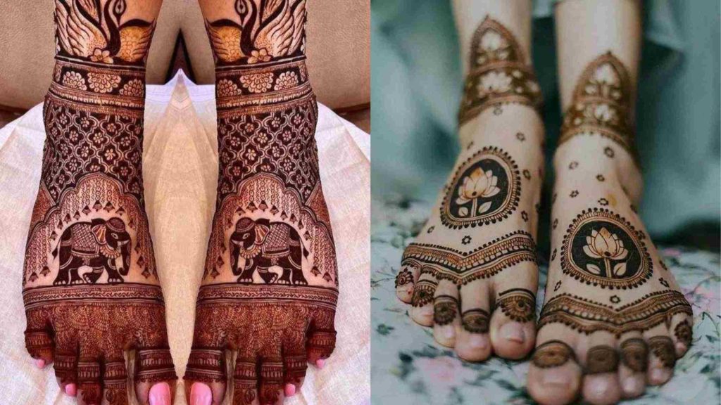 Foot mehndi designs