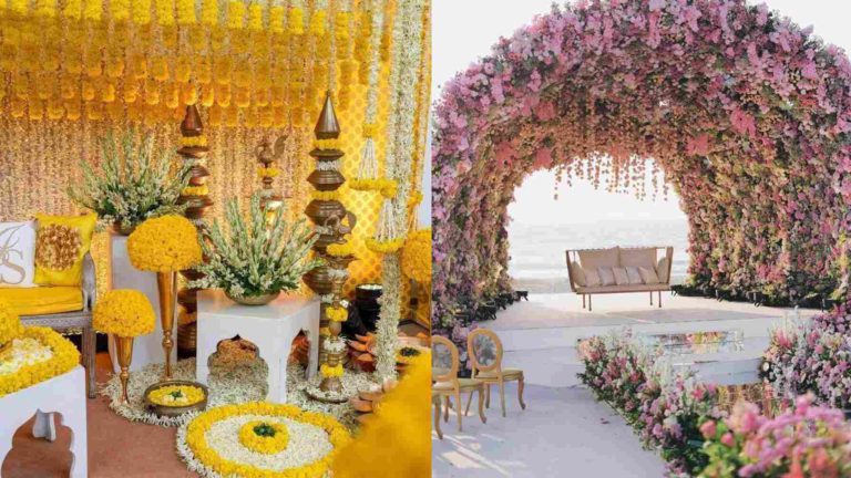 Floral wedding decor