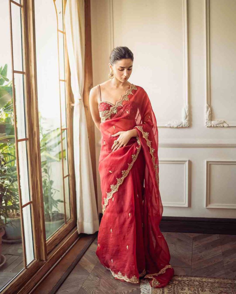 Alia In Torani Saree