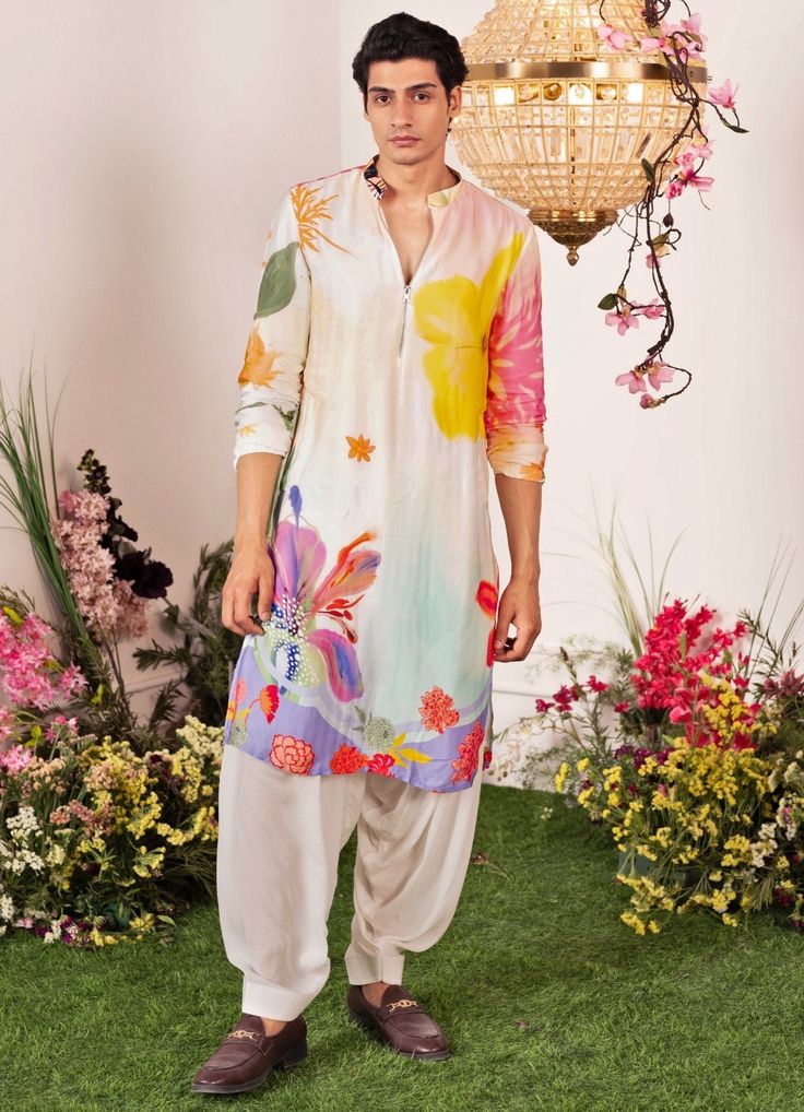 Floral theme kurta